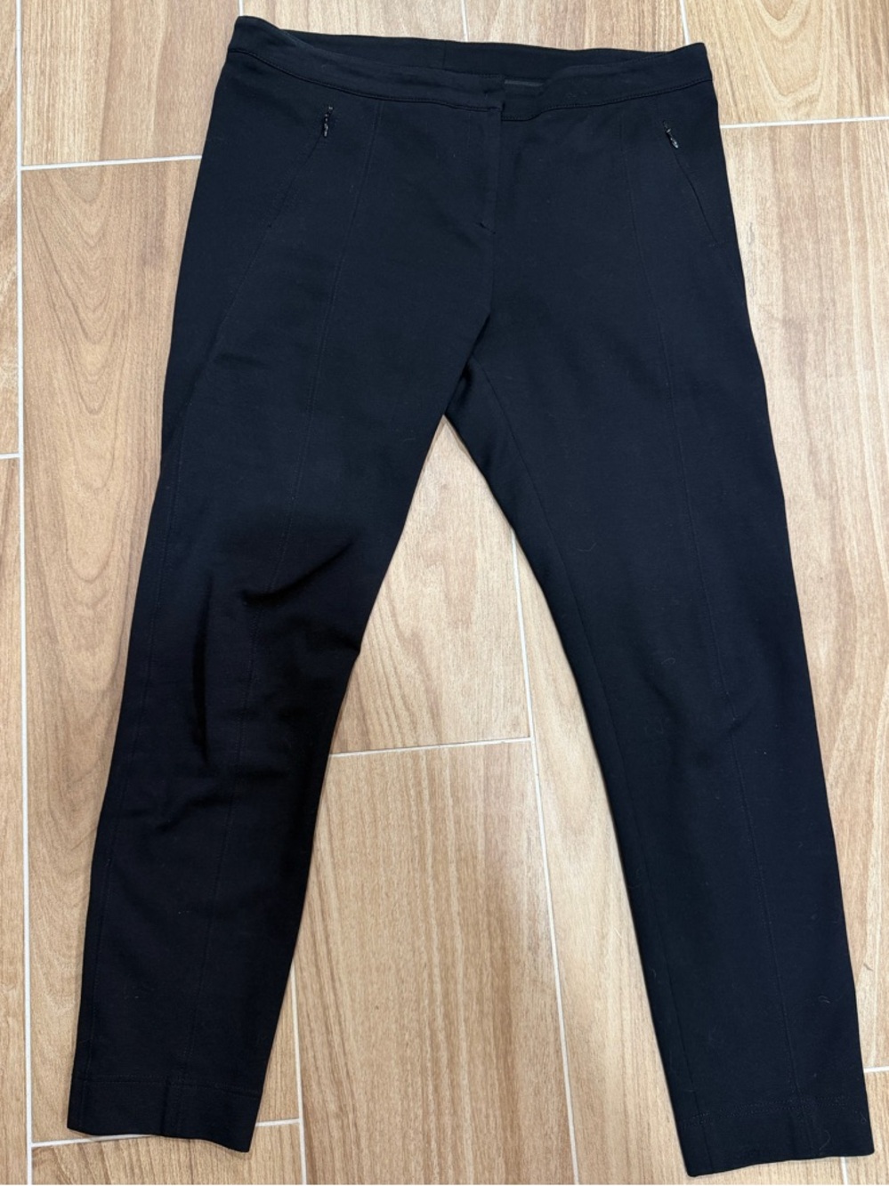 Akris Punto Black Tailored Knit Dress Pants
